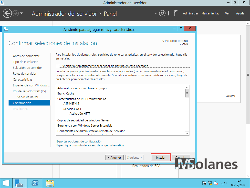 Windows Server Essentials - Instal·lació
