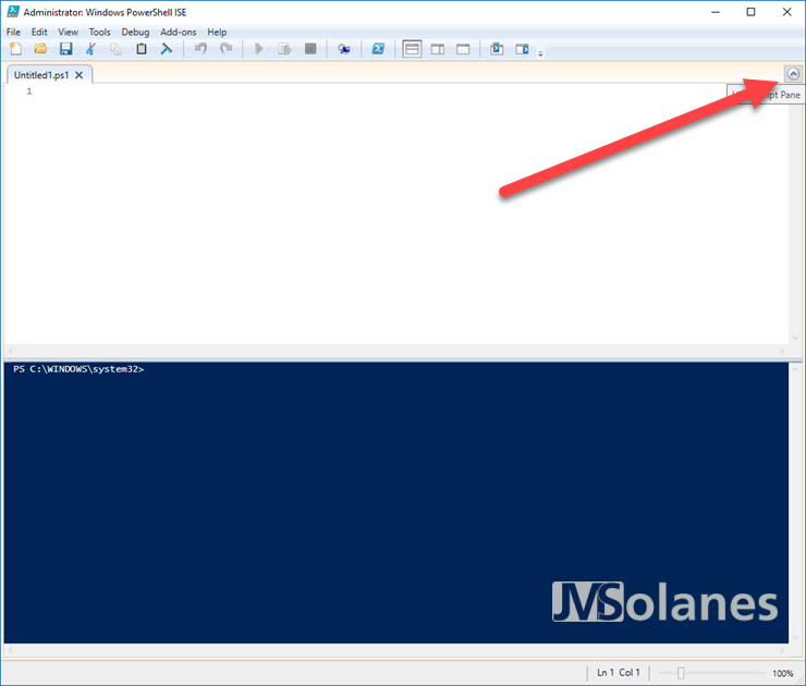 Creació màquines virtuals amb Hyper-V. En l'entorn gràfic accedir a la finestra de Script